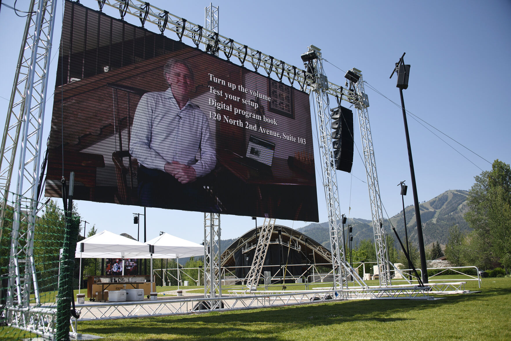 Sun Valley Music Festival Pavilion Screen